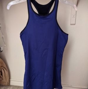 NWOT Fabletics tank with built-in bra